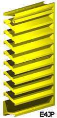 4 drainable blade louver